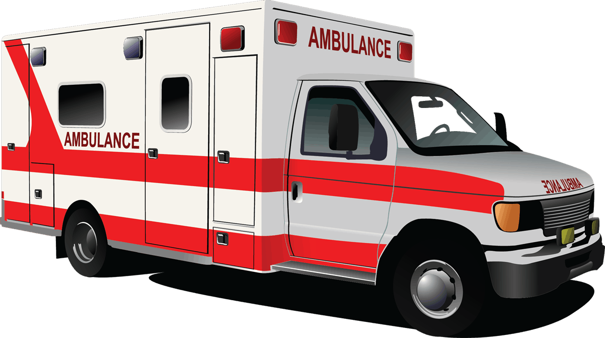 An ambulance