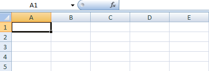 Empty Excel document
