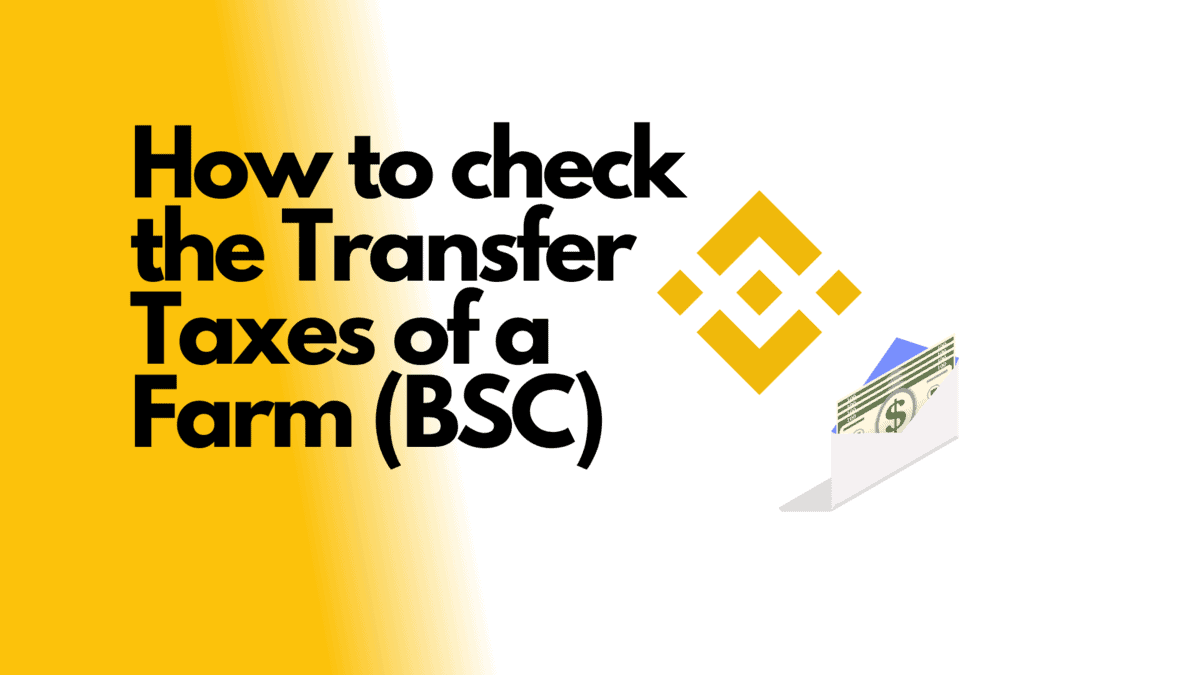 how to check the transfer tax of a farm bsc