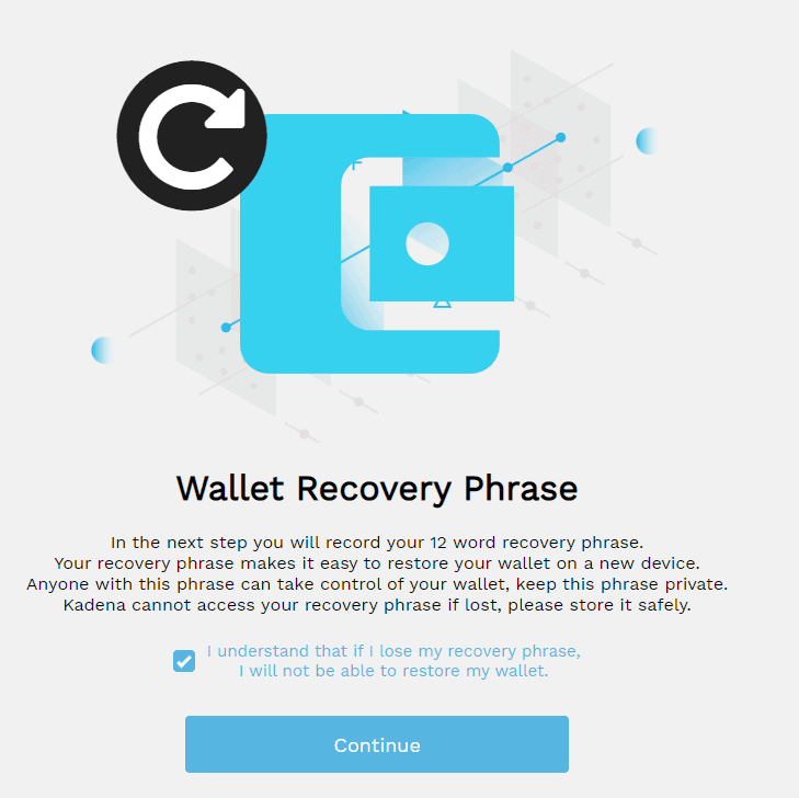 Create a new wallet 3