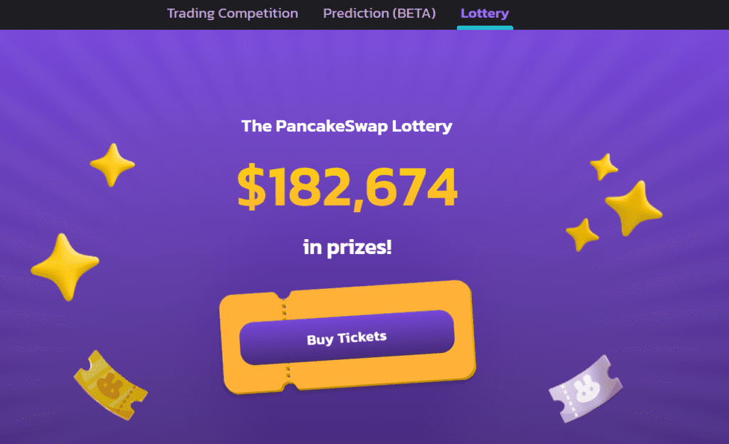 Pancakeswap lottery