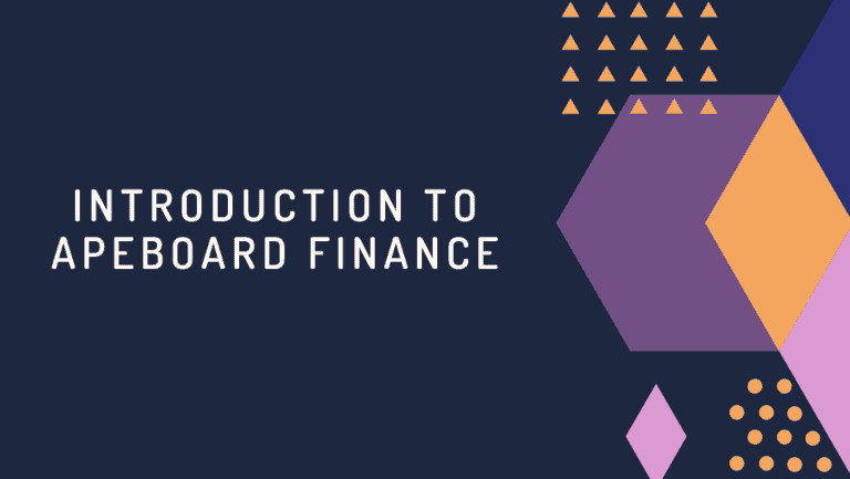 Introduction to apeboard finance