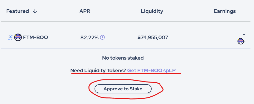 approve stake tokens